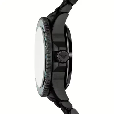 Sea Emporio Armani  Explorer Automatic Black Stainless Steel Watch